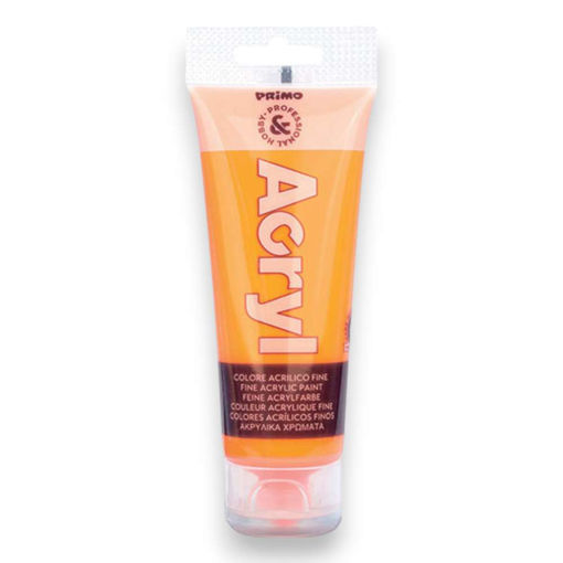 Picture of PRIMO 75ML ACRYLIC PAINT FLUO ORANGE